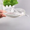 Tigelas tigelas simples placa de frutas de vidro cristal