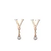 2022 Fashion Diamond earring merk oorbellen ontwerpers oorbuien brief vrouwen zilveren rosé gold dames feest trouwliefhebbers geschenkbetrokkenheid bruid sieraden