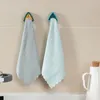 Kitchen Towel Hooks Dish Rag Holder Self Adhesive Push Hook for Stick On No Drilling Grabber for Sink Bathroom Wall Hand Washcloth Hanging Rack