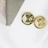 Metal Letter Button for Shirt Coat Sweater Round Diy Seing Clothing Buttons 12/15/18/20/23mm