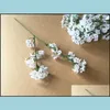 Decoratieve bloemen kransen kunstmatige bruidsbloemen boeket levendig nep -sterrenhemel gypsophila simatiebloem voor bruiloftsfeest decora dhfr2