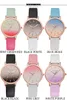 Orologi da polso Corea Semplici ed eleganti da donna Guarda la cintura in pelle Vestito da donna Quarzo Il colore sfumato di tendenza Montre ultrasottile