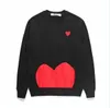 Mode sweatshirt met capuchon Commes Cardigan Des Heart Garcons standaard en fleece casual truien dameskleding met lange mouwen