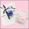 Couronnes de fleurs décoratives artificielles Rose Fleur Savon Boule ronde Décorations Fausses fleurs pour Noël Saint Valentin Mode Nous Dhgkq