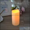 Party Decoration Led Candle Lamp Wave Mouth Electronics Byt Candles Light Party Romantic Wedding Celebration Articles Guide Light DHBB9