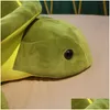 Poupées en peluche 35 45 55 cm Belle tortue jouet en peluche kawaii poupées animales en peluche couverte d'anniversaire de tortue de mer douce pour enfants gi2608565