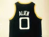 Koszykówka uniwersytecka nosi najwyższą jakość 1 męską kosmiczną Jam Alien Monstars Tune Squad Basketball Jerseys Moive Black Alien Szyty S-xxl