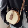 Nouvelle pochette 5A Design sac à bandoulière unique pour femmes mode messager Texture haute qualité à main petit sac rond