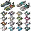 Homens Mulheres Sapatos personalizados Sapatos de água Diy Moda de tênis personalizados Multi-Colored417 Mens Outdoor Sport Trainers