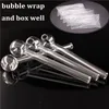 Hot Selling 4 inch Glazen Oliebrander Pijp Dikke Pyrex Glazen Buis Pijpen Tabak Kruid Glas Olie Nagels Water Hand Pijpen Roken Accessoires voor Dab Rig Bong