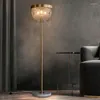 Stehlampen Nordic Luxus Messing Lampe Wohnkultur Kreative Kupfer Stehleuchte Marmor Wohnzimmer Schlafzimmer Arbeitszimmer Ecke Lesen