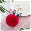 Party Favor Mignon Peluche Français Bldog Porte-clés PVC Belle Fête De Chien Faveur Pour Femmes Porte-clés Porte-clés De Voiture Sac Pendentif Bijoux Cadeau Wh Dhm7B