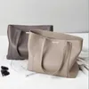 Bolsa de designer de couro genuíno sacolas para mulheres 2022 moda luxo grande capacidade de compras bolsa de ombro simplicidade urbana tendência bolsa