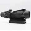 Trijicon ACOG 4x32 Fiber Illuminated Red Chevron Scope with Embossed Logo Killflash hunting riflescope