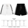 Men's Shorts designer fashion brand new side black white striped ribbon color matching versatile shorts for men women with 3LU6