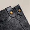 designer bag Bags hangbags Womens Mirror Shopping Size Bag 41cm GM Leather Black Purse Letters Embossed Tote Luxury Designer Canvas Handbag