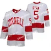 College Hockey trägt Nik1 Cornell Big Red NCAA College Hockey-Trikot Cam Donaldson Matthew Galajda Brenden Locke Joe Nieuwendyk Michael Regush MacDonald Max