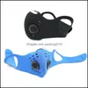 Designer Masks Anti Particate Pm2.5 Activated Carbon Respirators With Filter Foldable Splashing Dust Protective Mascherine Face Mout Dhxdf