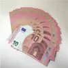 L01295 Banconote in denaro falso Collezione di oggetti Divieto Qjsb Regali aziendali di euro contraffatti 10 banconote Gioca a billette finte Party Cur 6936767496O