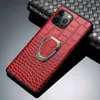 iPhone 14 Pro Max 용 Shockproof Car Magnetic Ring Holder Leather Phone Case