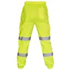 Pantalons pour hommes Sport personnel pour hommes Running Stripe Sweatpant Work High Visibility Overalls Casual Pocket Pants