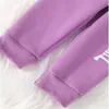 Completi di abbigliamento per neonate per bambini Tute Felpe con cappuccio per ragazza a maniche lunghe Pantaloni Set da 2 pezzi Completi per bambini Completi per neonati Abbigliamento sportivo per bambini