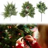 Fiori decorativi Composizione floreale Puntelli Po Ornamento per la casa Decorazione natalizia Rami di pino artificiale Bacche di cono