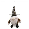 Party Favor Gnomes Beard Tree Pendant Doll Christmas Party Sticke