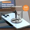 Bil Alluminiumlegering Stark adsorption Dubbelf￤llbar roterbar magnet Telefonstativ magnetisk h￥llare f￶r iPhone 13 12 Universal Stand