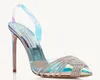 Famoso marchio estivo sandalo ribelle scarpe Gatsby sandalo con fionda donna tacco a spillo sexy signora da sera tacchi alti da sposa EU35-43.BOX