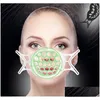 Designer Maski twarz maski wspornikowe Ochrona szminki stojak Sile Wewnętrzne oddychanie płynnie chłodny uchwyt wielokrotnego użytku Akcesorium 21 DHHTA