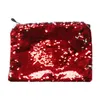 Borse portaoggetti Sublimazione Blank Women Cosmetic Bag Lady Fashion Portable Mermaid Paillettes Portamonete Stampa a trasferimento termico Dhgarden Dhavw