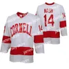 College Hockey trägt Nik1 Cornell Big Red NCAA College Hockey-Trikot Cam Donaldson Matthew Galajda Brenden Locke Joe Nieuwendyk Michael Regush MacDonald Max