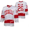 College Hockey trägt Nik1 Cornell Big Red NCAA College Hockey-Trikot Cam Donaldson Matthew Galajda Brenden Locke Joe Nieuwendyk Michael Regush MacDonald Max