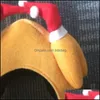 Party Hats Plush Thanksgiving Day Turkey Cap Fl Face Red Christmas Cock Hats Eco Friendly Good Material Drop Delivery Home Garden Fe Dh5Nn