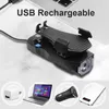 Car Bicycle Light Mobile Phone Holder USB Rechargeable LED Bike Head Lamp Bike Horn with Powerbank 4 in 1 MTB Cycling Front Light