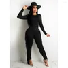 Women's Two Piece Pants 80SH7287 Autumn Winter Women Casual Solid Fringed Long Sleeve Slim Fit Set Top And Tracksuit Sweatsuit Outfits