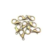 Metalllegering 12mm CLASPS HOOKS FÖR KEYCHAIN ​​NACKLACE JELLEMBAND