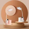 Table Lamps 1 Set Practical Reading Lamp ABS Desk 180 Degree Adjustable Eye Protection Cartoon Astronaut Style LED Projector