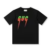 Herr t-shirts designer korrekt version g familj 21SS Blade Lightning Tide Brand Men's and Women's Digital Printed Loose Short Sleeve T-shirt 39n5