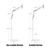 Bil Aluminium Tablet Phone Stand Holder Scalable Flexible Arm Floor Support för Xiaomi iPad Pro12.9 Lounger Bed Mount Bracket