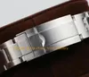 Dure horloges voor mannen 39 mm unisex zwarte wijzerplaat 3 6 9 Arabia saffierglas roestvrijstalen armband GMF automatisch cal.3132 Beweging Mechanische kleding Casual horloge