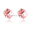 Stud Zircon Cube Magnetic Stud Orecchini dimagranti Salute Orecchino non forato Magneti Gioielli Uomo Donna Drop Delivery Dhhup