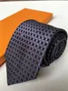 88 Hommes Lettre Cravate Cravate En Soie Or Bleu Jacquard Fête De Mariage Tissé Design De Mode avec boîte