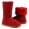 New Australia Classic Warm Boots Womens Mini Half Snow Boot USA GS Winter Full Fur Fluffy Furry Satin Ankle Boots Boots Storlek 36-41