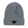 Winter Designer Knitted Hat Simple Stylish Beanie Cap Cool Skull Caps for Man Woman10 Colors