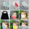 Masques de créateurs Masque de brume domestique Earloop Design Respirateur Couleur aléatoire Anti-éclaboussures UV Poussière et sable Protection Visage Bouche Ma Dh5Qs