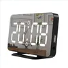 Desk Table Clocks Desk Table Clock Led Digital Alarm Clocks Makeup Mirror Electronic Timer Sn Temperature Display Home Decoration Dhehv