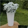 Decoratieve bloemen kransen kunstmatige bruidsbloemen boeket levendig nep -sterrenhemel gypsophila simatiebloem voor bruiloftsfeest decora dhfr2