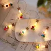 Strings Light String Led Plush Ball Wishing Glass Bottle Decorative Lamp Po Props 2 Meters 10 Battery Copper Wire Garland Fairy